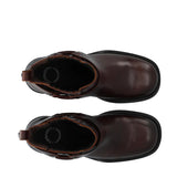 Ca´Shott - CASRIKKE Chelsea Biker Boot Pull Up Leather - Coffee