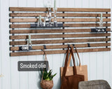 House of Sander 2Easy reol – smoked olie, sort vægsupport (52×130 cm)