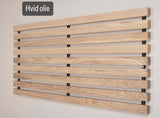 House of Sander 2Easy reol – hvid olie, sort vægsupport (52×130 cm)