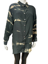 Cofur - Leela shirt - Sort/beige - XL