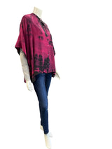 Cofur - DIVA blouse - OneSize - Fuchsia tie-dye