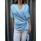 AllWeek - Frya blouse m/korte ærmer - flere farver