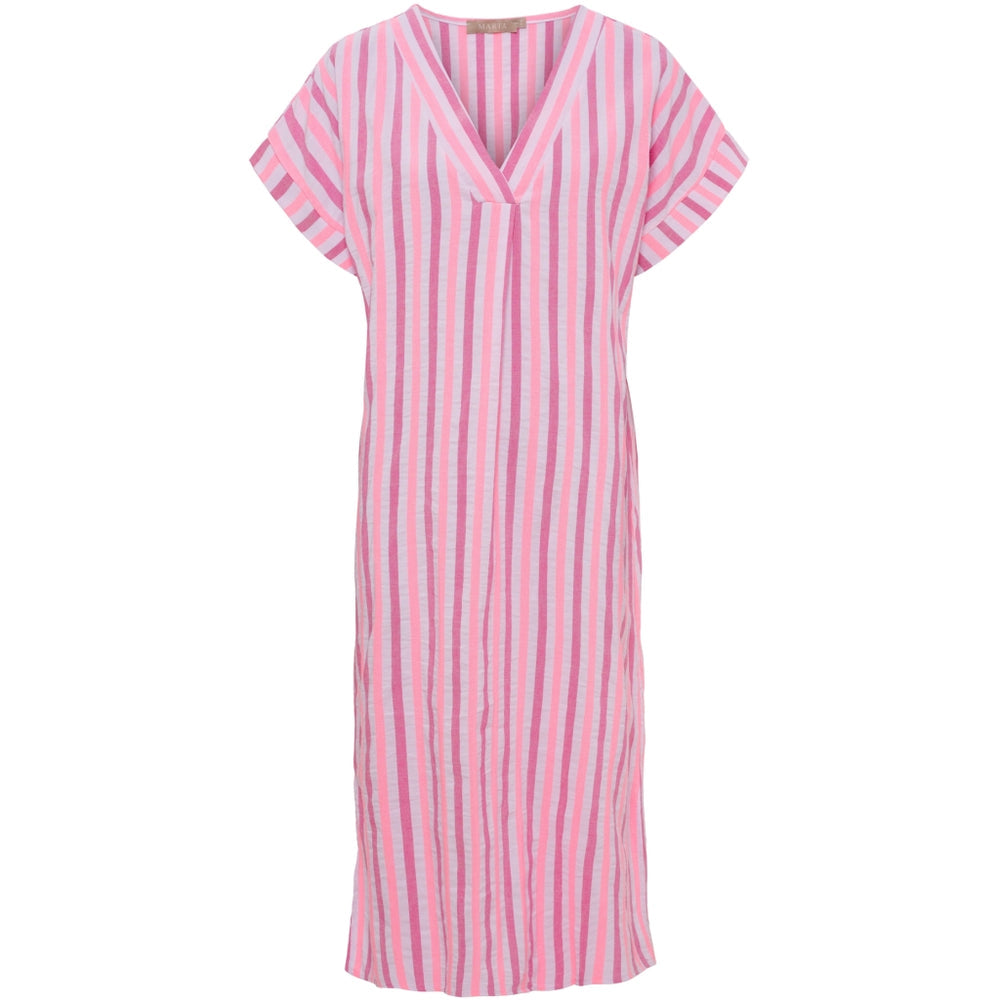 Stribet sommerkjole i pink fra Marta Du Chateau