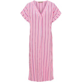 Stribet sommerkjole i pink fra Marta Du Chateau