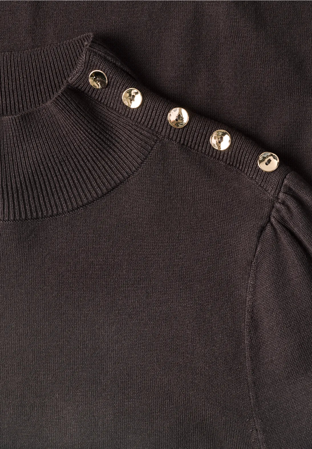 Street One Feminine Sweater 304052 i mørkebrun Black Coffee