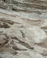 Design spisebord med marmor og lys stel stilrent udtryk