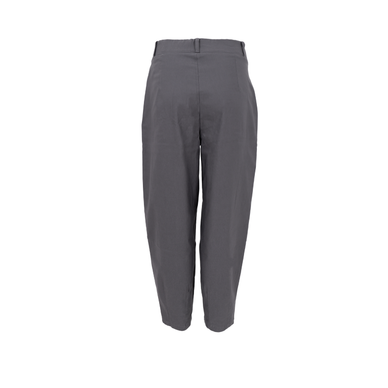 Beverly Barrel Pant 41010 grå bukser fra Black Colour