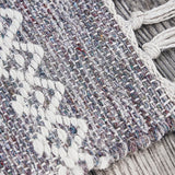 Dørmåtte lysegrå i genanvendt materiale