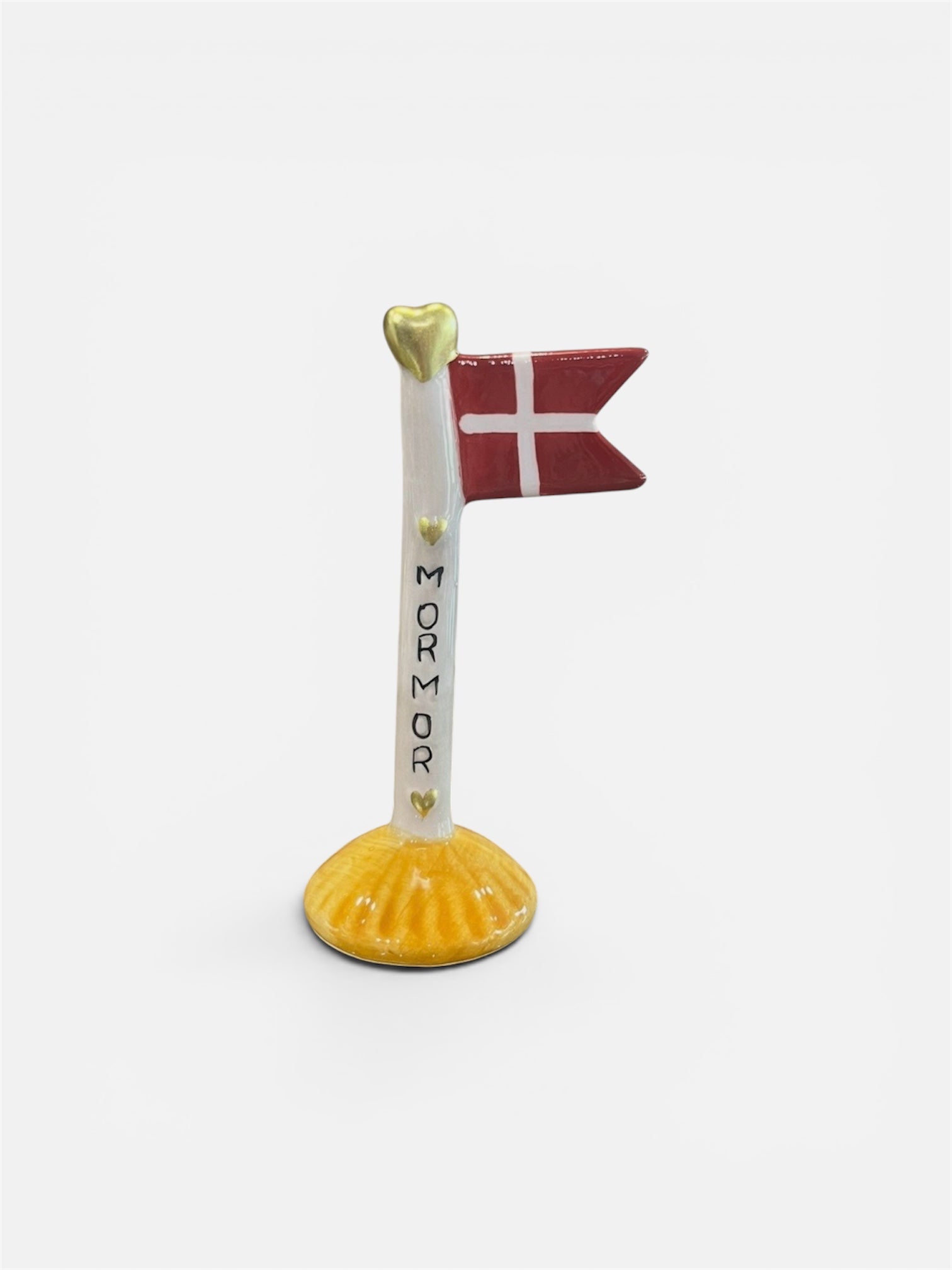 Festligt keramikflag til fejring af verdens bedste mormor