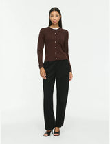 VIKERRY 14115309 mørkebrun cardigan fra VILA