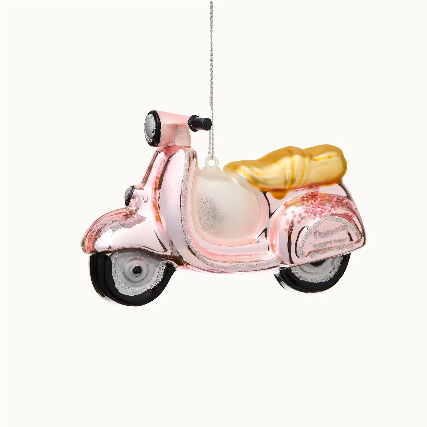 By Vivi Ornament Scooter – mundblæst glasjulepynt designet i München