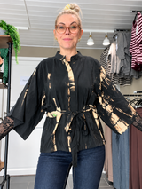 Cofur New Yorker Kimono S17 sort beige one-of-a-kind str. XS