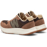 WODEN Mathilde Runner i Chocolate Multi – LWG ruskind & upcycled fiskelæder