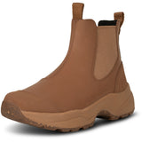 WODEN Siri Waterproof WL957 – Caramel vandtæt gummistøvle med track-sål