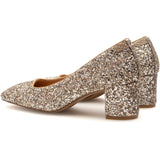 WODEN Marie Low Glitter WS189 – 763 Multi pumps med 5,5 cm hæl