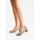 WODEN Marie Low Glitter WS189 – 763 Multi pumps med 5,5 cm hæl