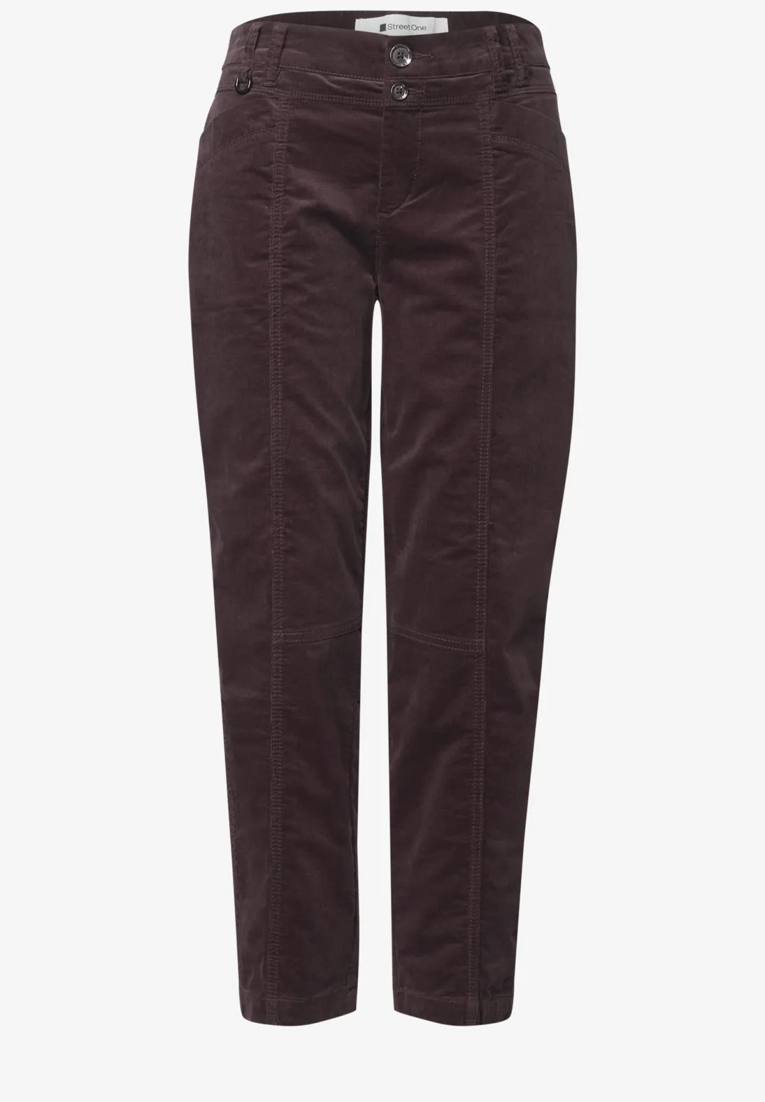 Street One Ruby Wine Barrel Leg bukser til dame