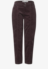 Street One Ruby Wine Barrel Leg bukser til dame
