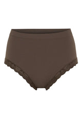 Feline Rib Midi trusse fra Tim & Simonsen i brun Noce med blonde