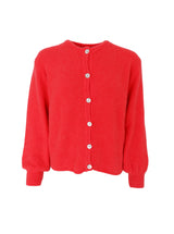 BCBELLA strik cardigan fra Black Colour i farven Coral Red