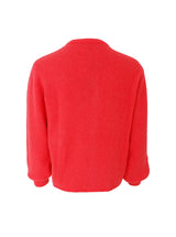 BCBELLA strik cardigan fra Black Colour i farven Coral Red
