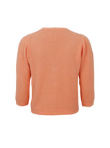 Black Colour Bella cardigan apricot med perlemorsknapper