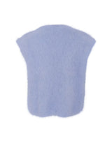 Black Colour Bjoerk vest lys blå i mohair