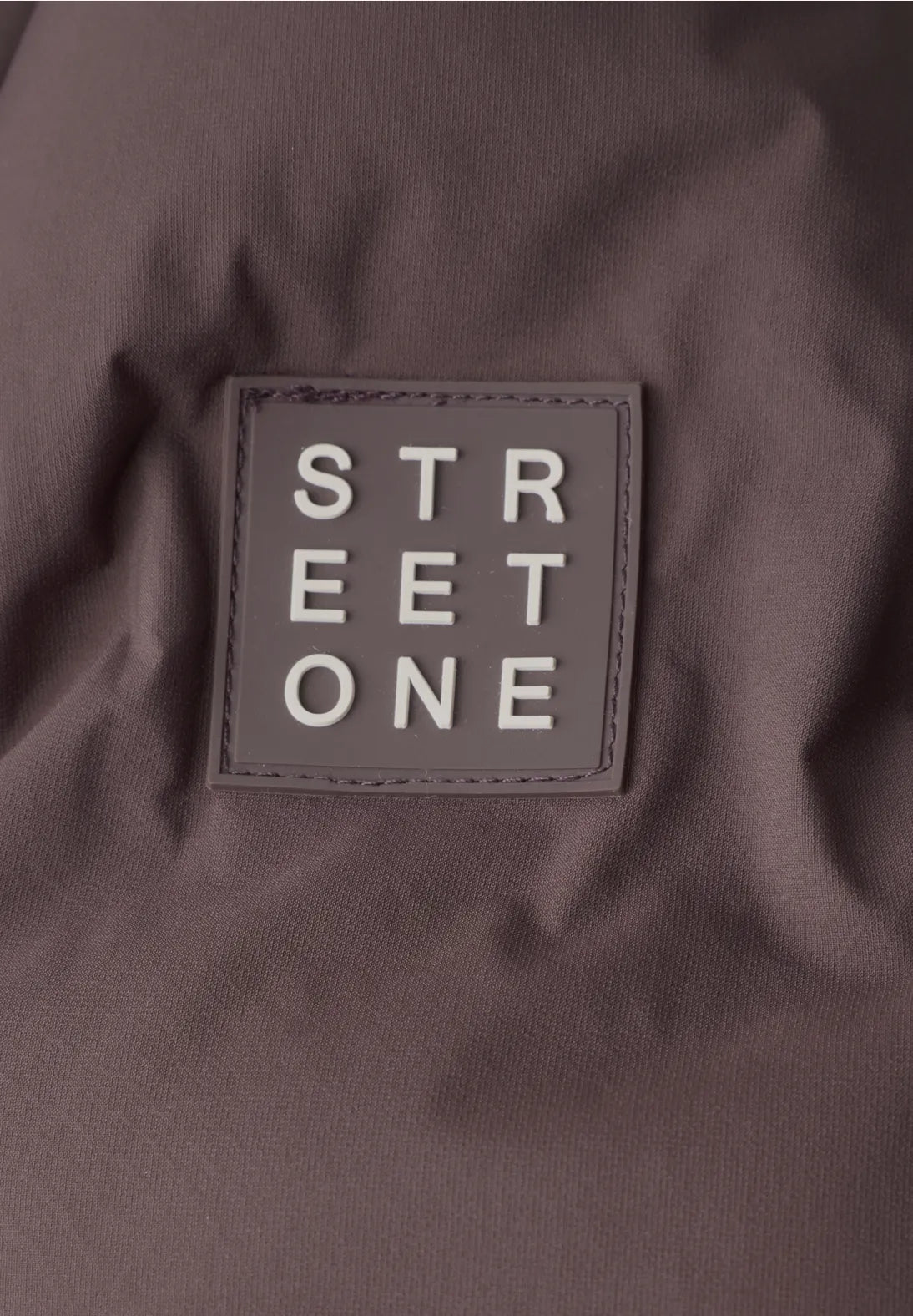 Street One Short Padded JKT brun quiltet overgangsjakke