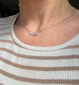 Mom Necklace – Sølvbelagt Halskæde – Silver – Tim & Simonsen