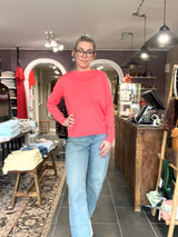 Basic Sweater – Striking Coral | Street One