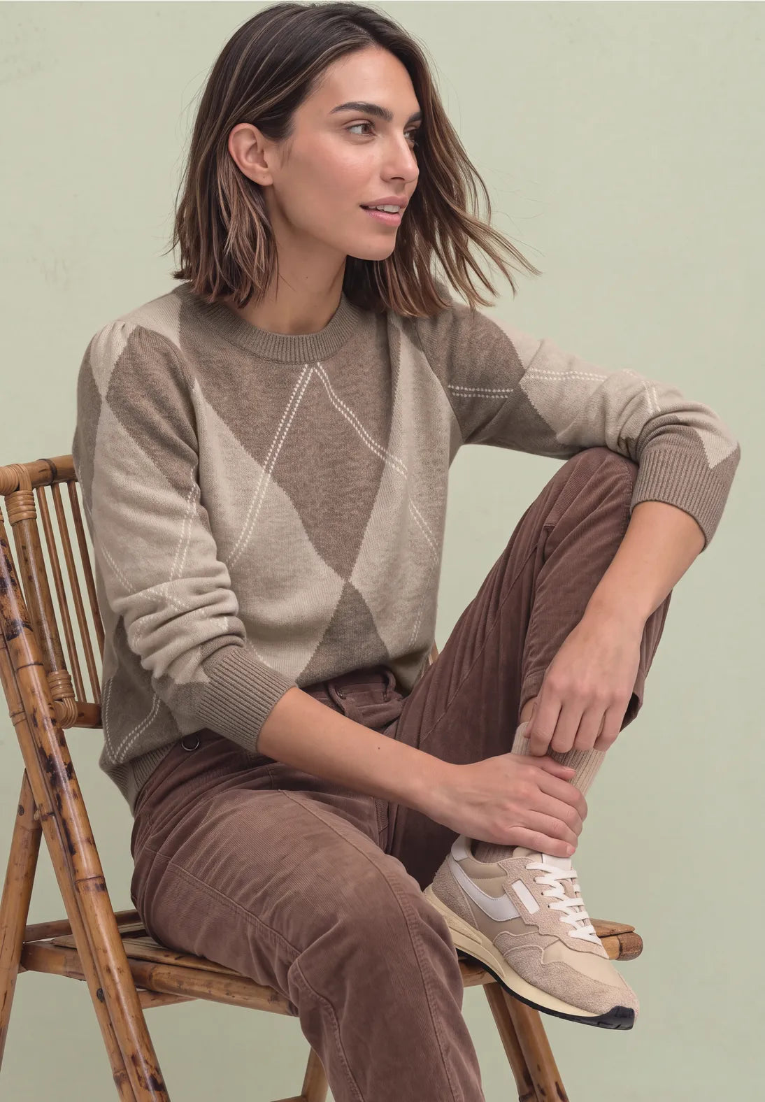 Street One Cosy Sweater 303970 Sanded Amber Melange