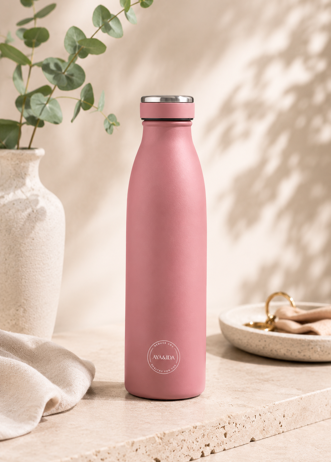 AYA&IDA Drikkeflaske 500 ml Ash Rose
