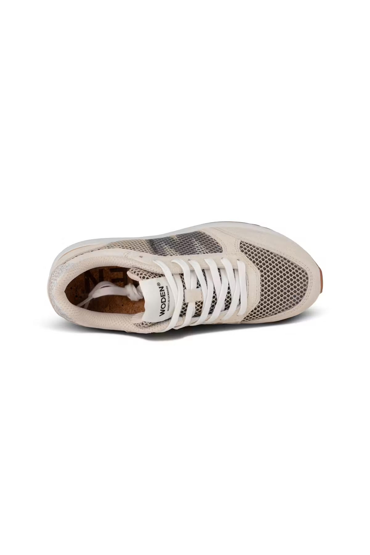 Ivory sneakers til dame med korksål fra WODEN