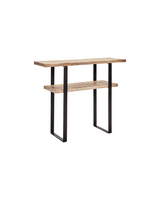 House Doctor HDWoda konsolbord i natur mangotræ med sort jernramme, 90×75×30 cm