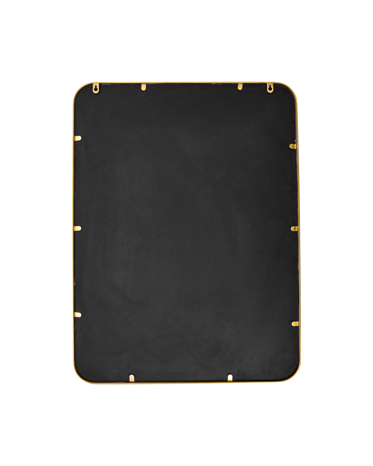 House Doctor HDMirror vægspejl med gylden stålramme, 80×60 cm