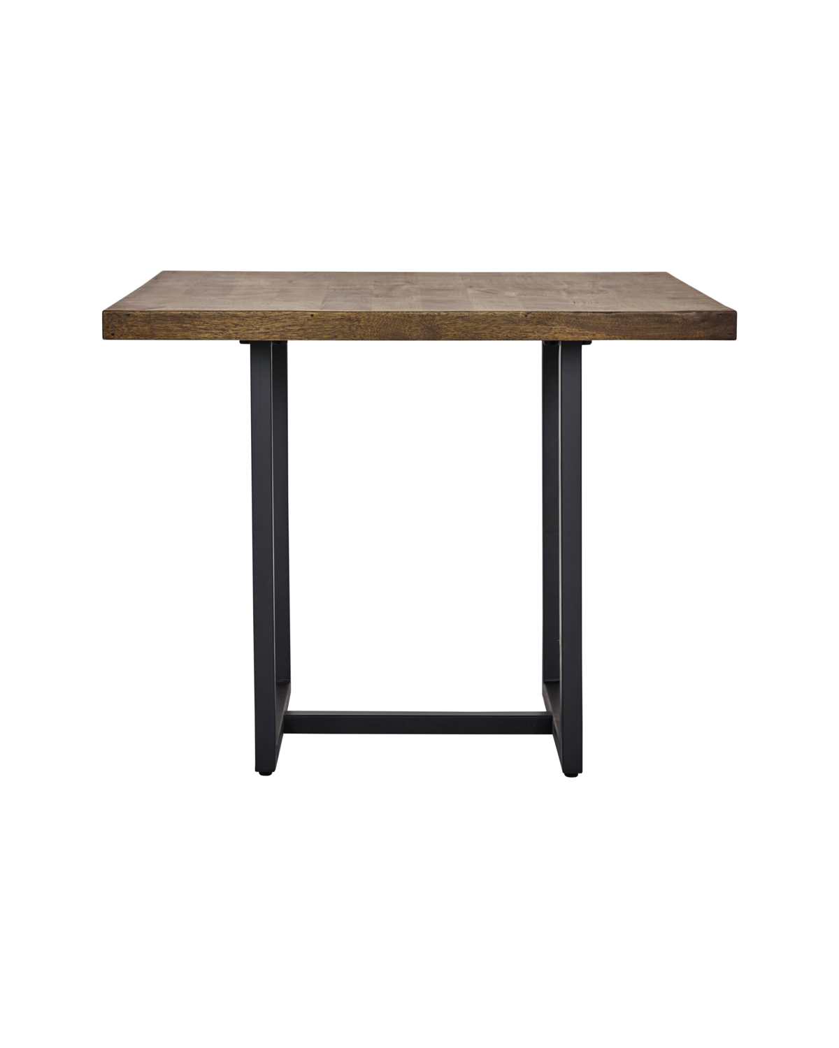 House Doctor HDTnak spisebord i natur mangotræ med sort jernstel, 90×90×74 cm