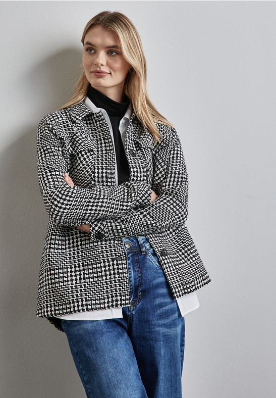 Street One - Check Bouclé Jacket