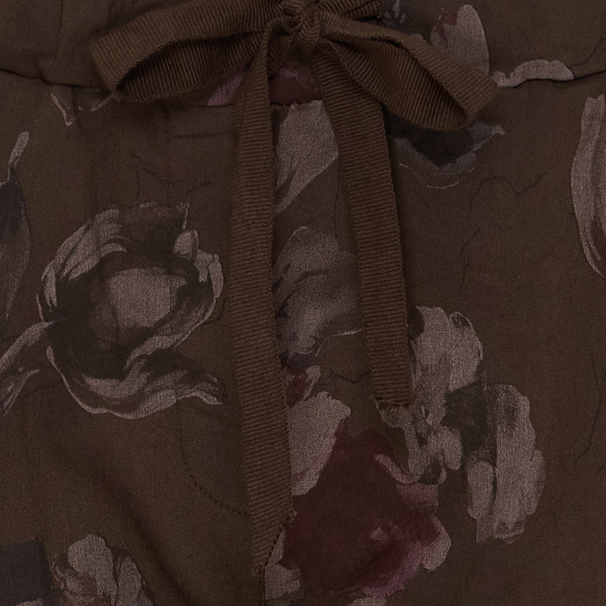 Bodil Pants 21935 fra Marta du Château – moro brun buks med elastik i taljen, snøre, lommer og opsmøg