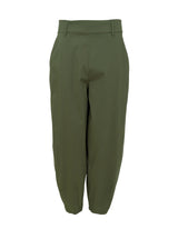 Beate Barrel Pant i Army fra Black Colour