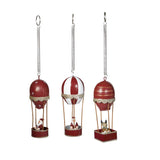 Speedtsberg Julemand & Elg i Luftballon 240048 – metal juleornament med fjederophæng