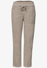 Bonny Corduroy Fading Sand med Slim Leg