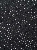Black Colour sort transparent meshbluse med glitrende sten