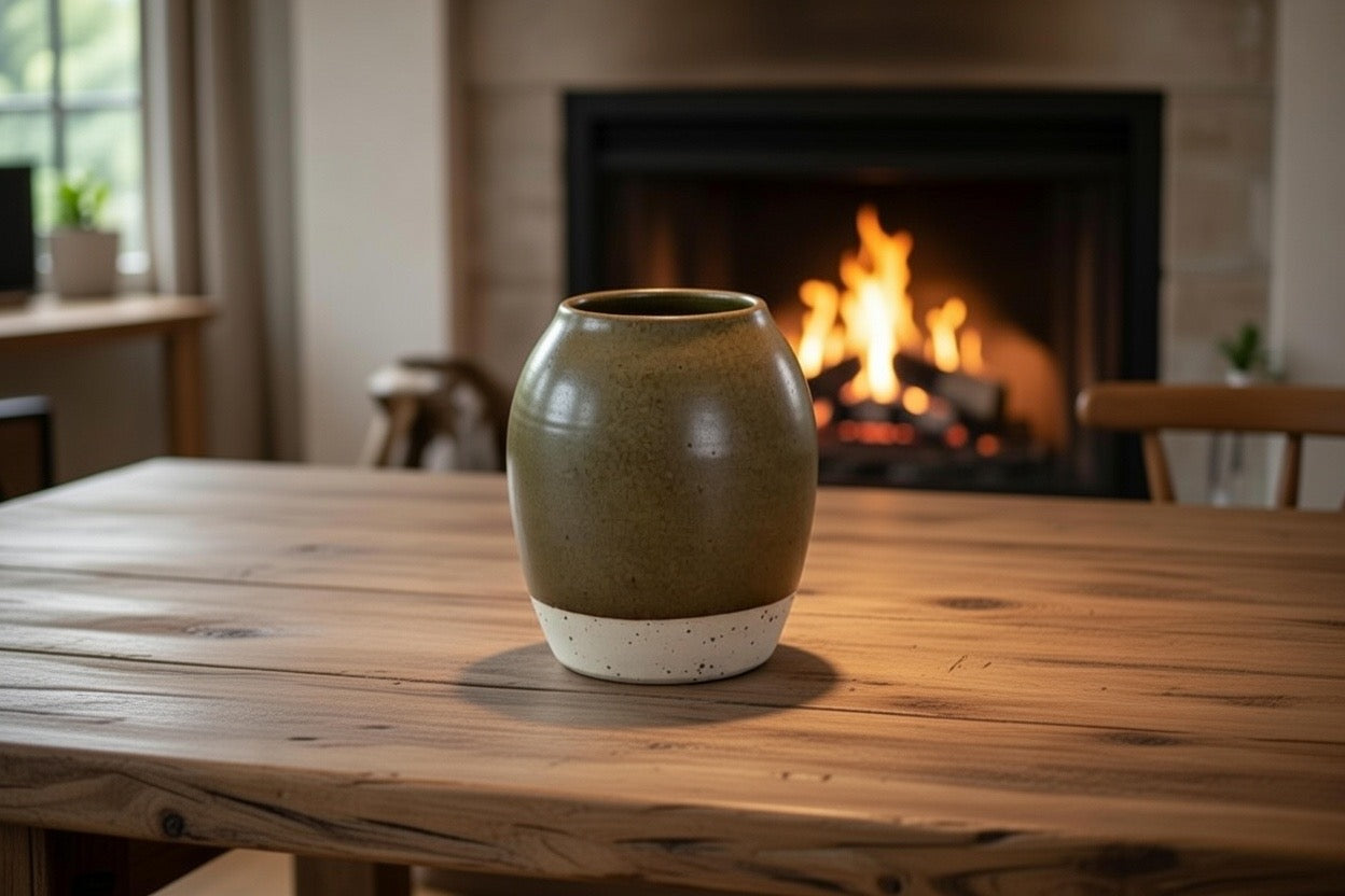Bryllupsvase i keramik – Grandma’s Gravy | Vangs Keramiske Værksted