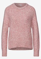 Street One - Cosy Mouliné sweater - Rose