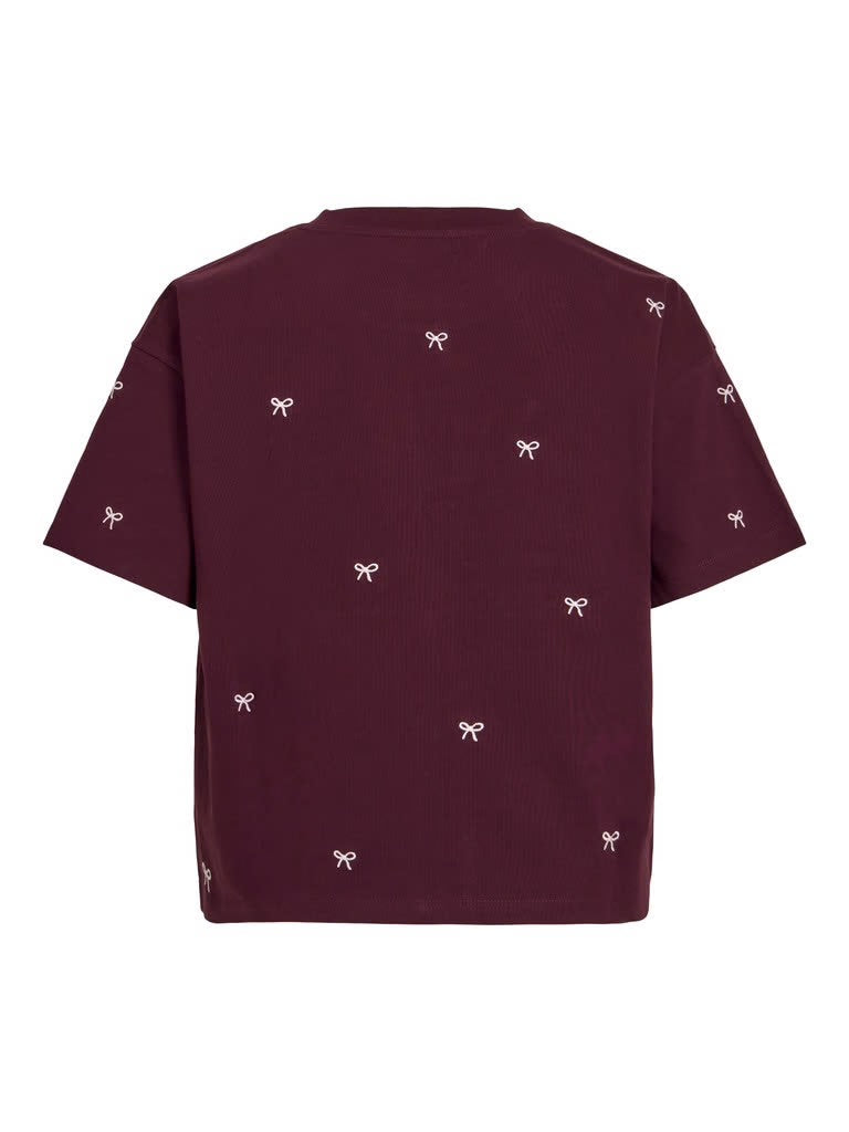 VILA VIMONIE O-Neck T-shirt i Port Royale