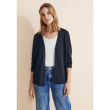 Street One Nette Summer Knit Cardigan i Deep Blue – model 321103