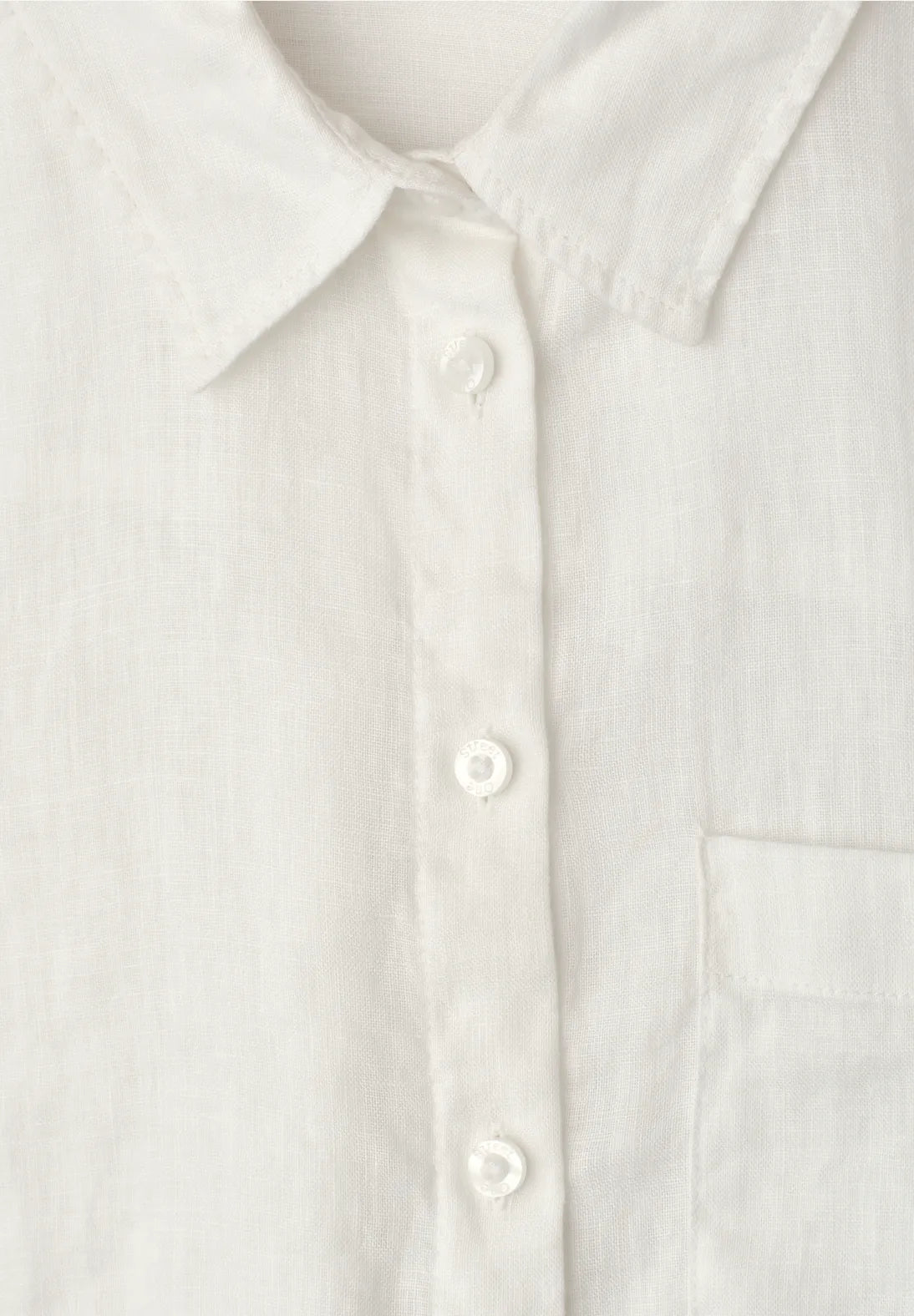Elegant damebluse i naturlig hørkvalitet