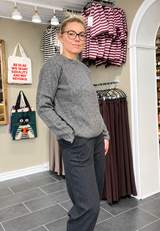 Torino Barrel Pant 41205 Black moderne ankellange damebukser