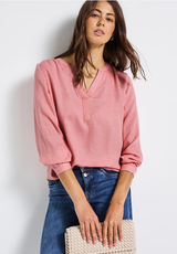 Styling: Street One melange tunika med jeans