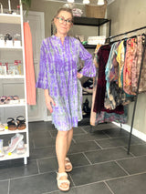Cofur City Dress i genanvendt sari silke